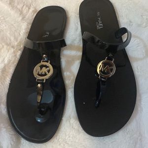 Michael Kors jelly thong sandals